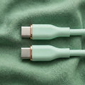Grön laddkabel USB-C till USB-C